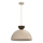 Pendellampe på kabel NEVIS 1xE27/15W/230V Ø 38 cm beige