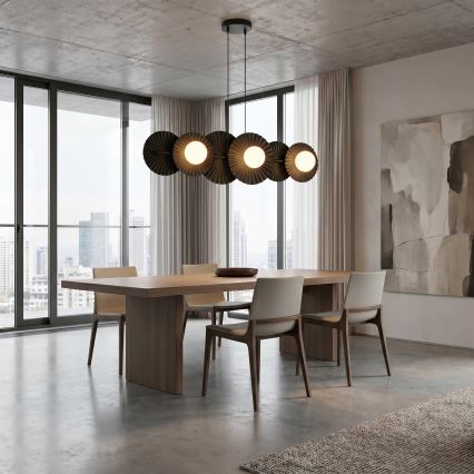 Pendellampe på kabel UMBRA 6xG9/8W/230V sort