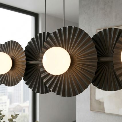 Pendellampe på kabel UMBRA 6xG9/8W/230V sort