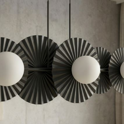 Pendellampe på kabel UMBRA 6xG9/8W/230V sort