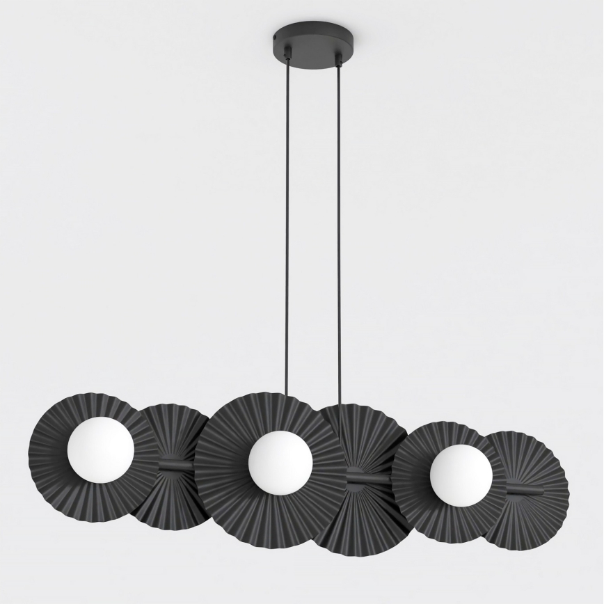 Pendellampe på kabel UMBRA 6xG9/8W/230V sort