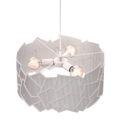 Pendellampe på ledning CAMO 3xE27/15W/230V beige