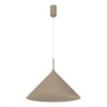 Pendellampe på ledning CAPITAL 1xGX53/15W/230V Ø 46 cm taupe