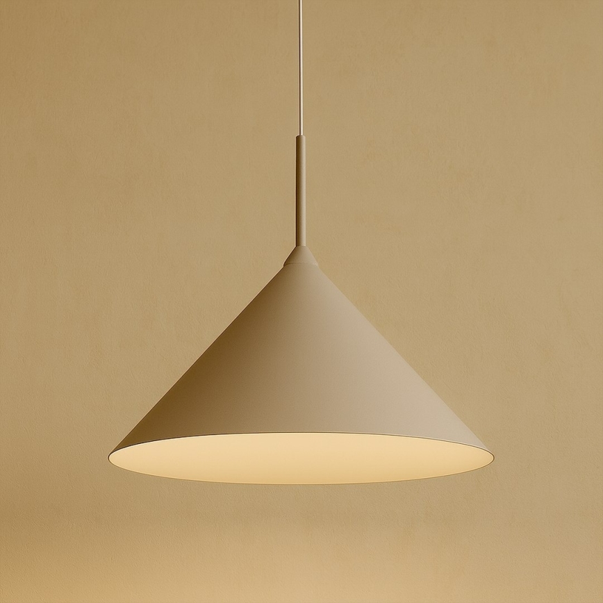 Pendellampe på ledning CAPITAL 1xGX53/15W/230V Ø 46 cm taupe