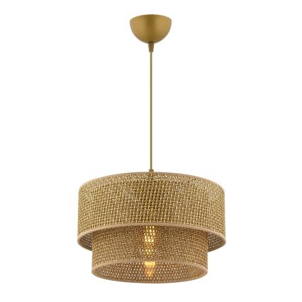Pendellampe på ledning ECHO 1xE27/60W/230V brun