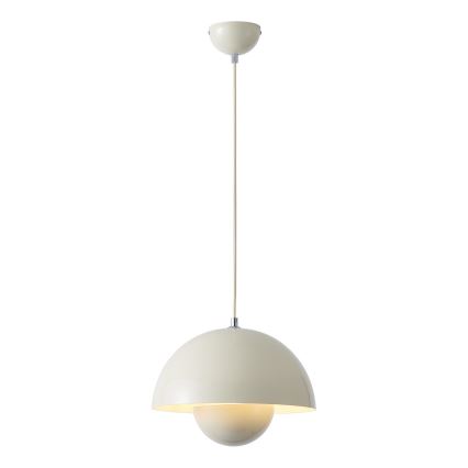 Pendellampe på ledning JARDEN 1xE27/15W/230V cremefarvet