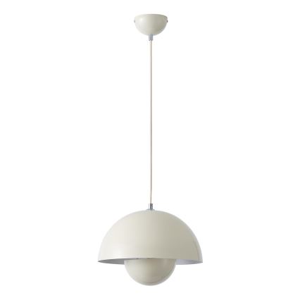 Pendellampe på ledning JARDEN 1xE27/15W/230V cremefarvet