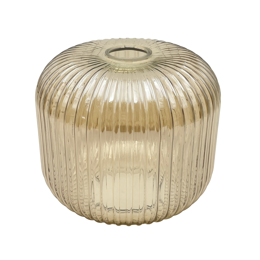 Pendellampe på ledning MILOU 1xE27/15W/230V guld/røget beige