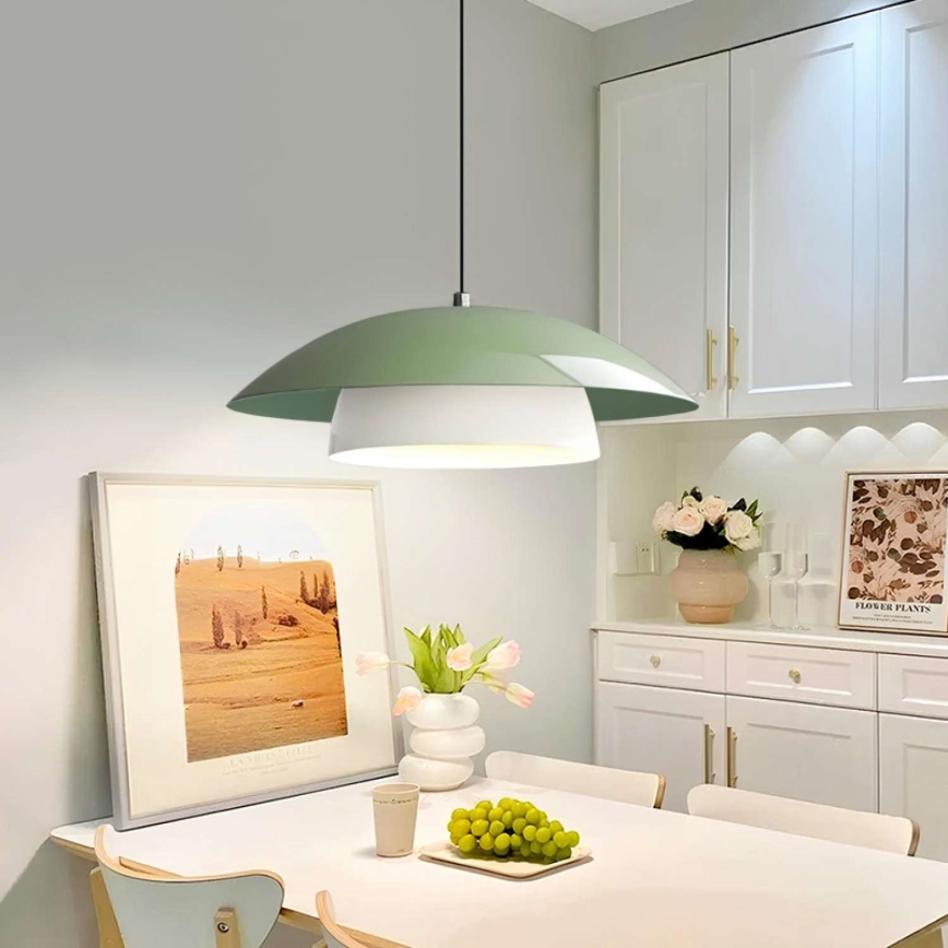 Pendellampe på ledning MOONLIGH 1xE27/40W/230V grøn