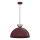 Pendellampe på ledning NEVIS 1xE27/15W/230V Ø 38 cm bordeaux
