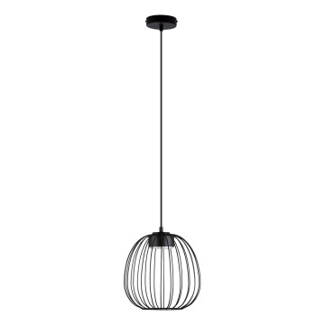 Pendellampe på ledning OVELLA 1xGX53/10W/230V Ø 25 cm sort