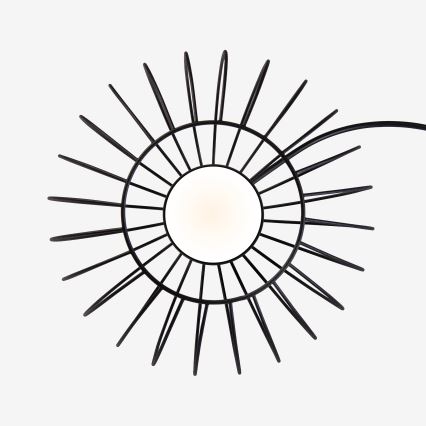 Pendellampe på ledning OVELLA 1xGX53/10W/230V Ø 25 cm sort