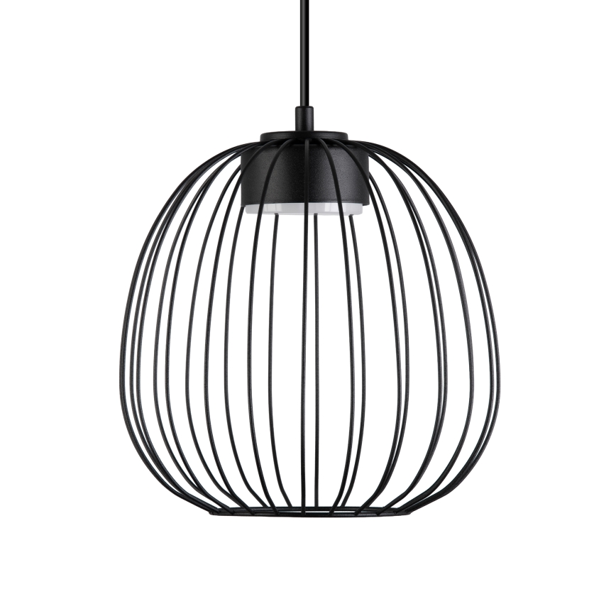 Pendellampe på ledning OVELLA 1xGX53/10W/230V Ø 25 cm sort
