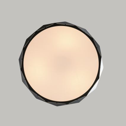 Pendellampe på ledning REUS 3xE27/40W/230V Ø 47 cm sort