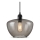 Pendellampe på ledning SEVENTIES E27/40W/230V røgfarvet/grå