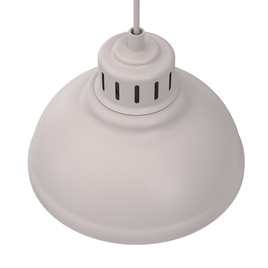 Pendellampe på ledning SVEN 2xE27/15W/230V cremefarvet
