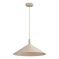 Pendellampe på wire ANEGA 1xGX53/15W/230V Ø 40 cm beige