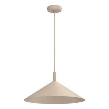 Pendellampe på wire ANEGA 1xGX53/15W/230V Ø 40 cm beige