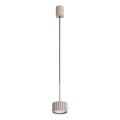 Pendellampe på wire AURA 1xGX53/10W/230V taupe