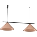 Pendellampe på wire CAPITAL 2xGX53/15W/230V kobber