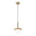 Pendellampe på wire CHITA 1xG9/5W/230V guld