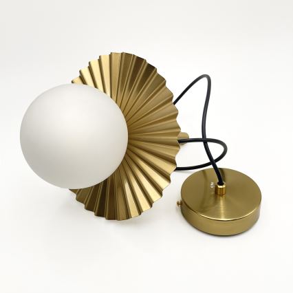 Pendellampe på wire CHITA 1xG9/5W/230V guld