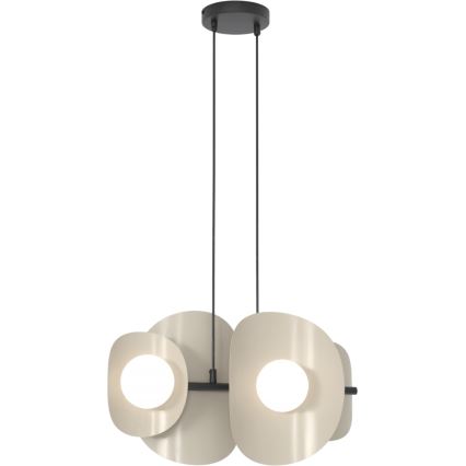 Pendellampe på wire ELEMENTI 4xG9/8W/230V beige