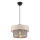 Pendellampe på wire ERO 1xE27/60W/230V creme/grå