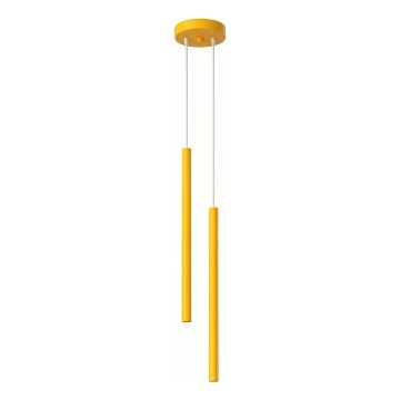 Pendellampe PASTELO 2xG9/8W/230V gul