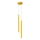 Pendellampe PASTELO 2xG9/8W/230V gul
