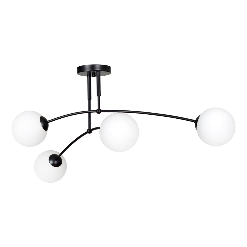 Pendellampe PREGOS 4xE14/10W/230V sort