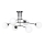 Pendellampe PREGOS 6xE14/10W/230V sort/hvid