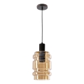 Pendellampe RADON 1xE27/40W/230V røgfyldt beige