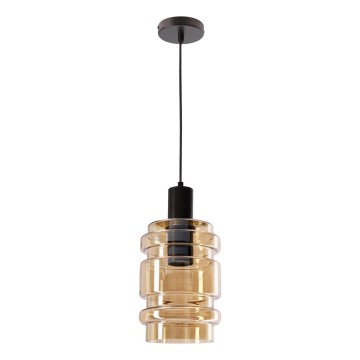 Pendellampe RADON 1xE27/40W/230V røgfyldt beige