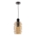 Pendellampe RADON 1xE27/40W/230V røgfyldt beige