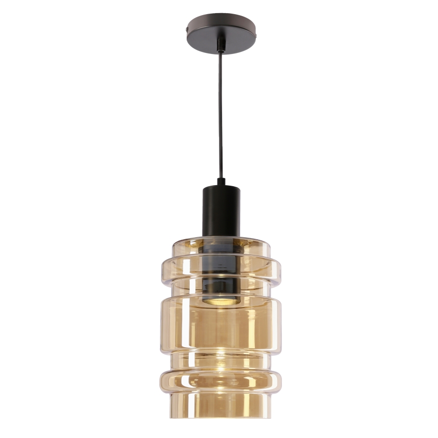 Pendellampe RADON 1xE27/40W/230V røgfyldt beige