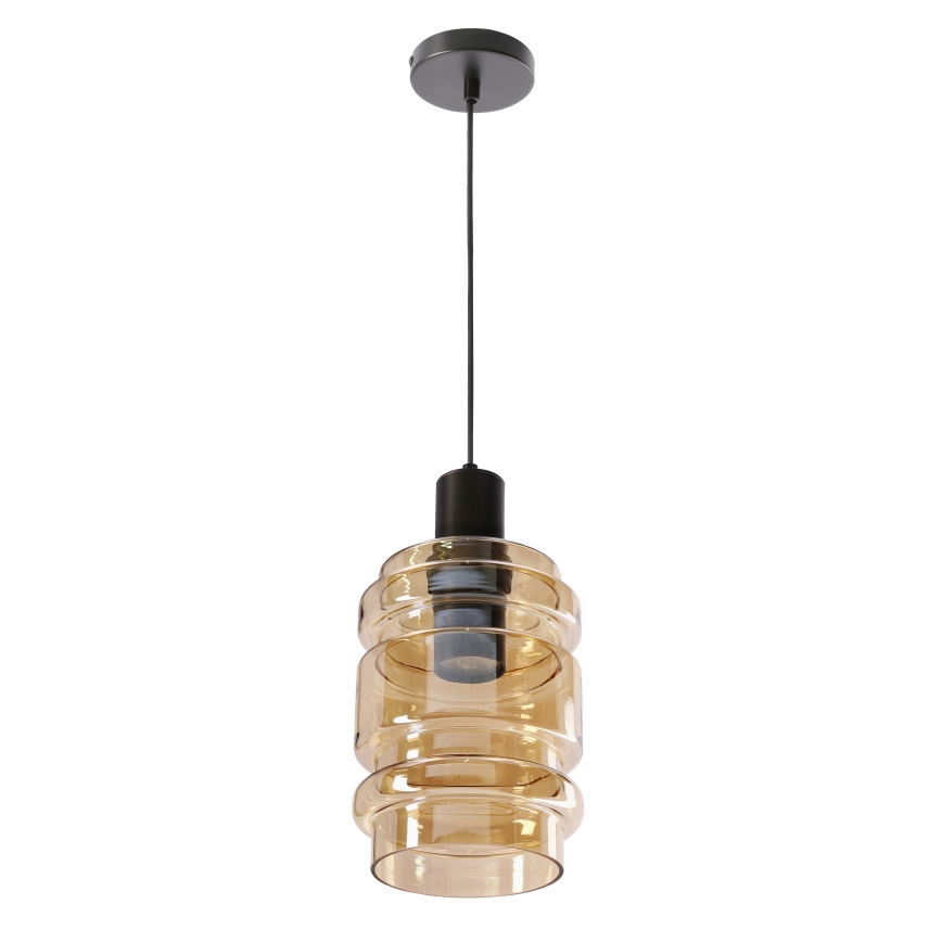 Pendellampe RADON 1xE27/40W/230V røgfyldt beige