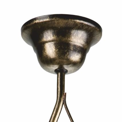 Pendellampe RETRO 1xE27/60W/230V sort patina