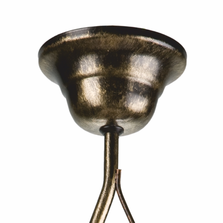 Pendellampe RETRO 1xE27/60W/230V sort patina