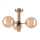 Pendellampe ROLLO 3xG9/5W/230V guldfarvet/røget beige