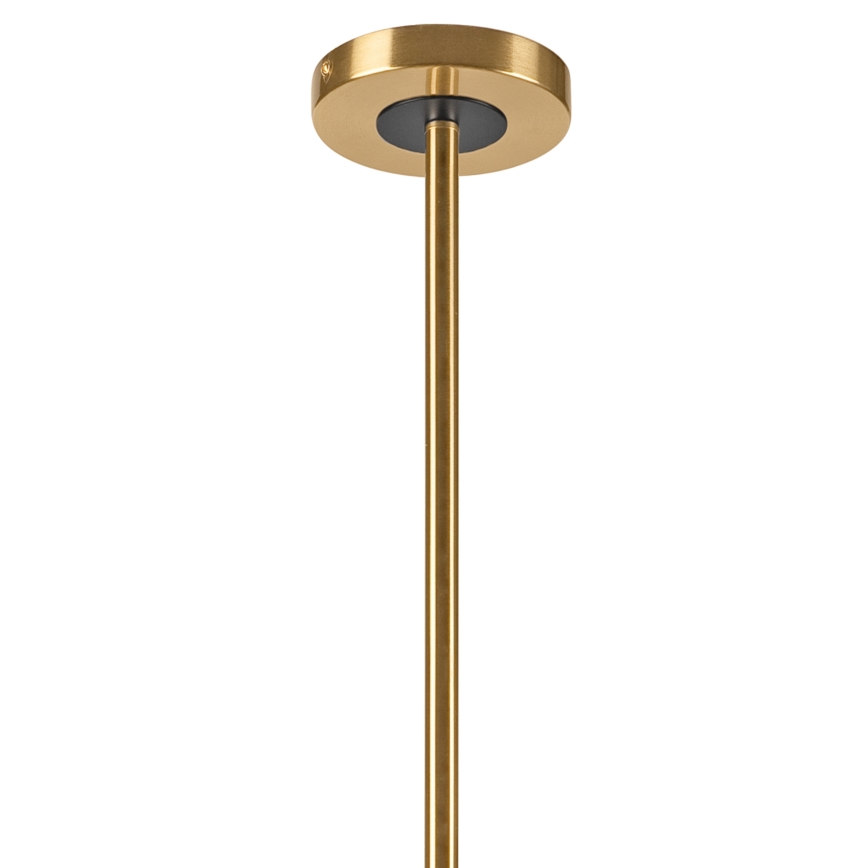 Pendellampe ROLLO 8xE14/5W/230V guldfarvet/røget beige