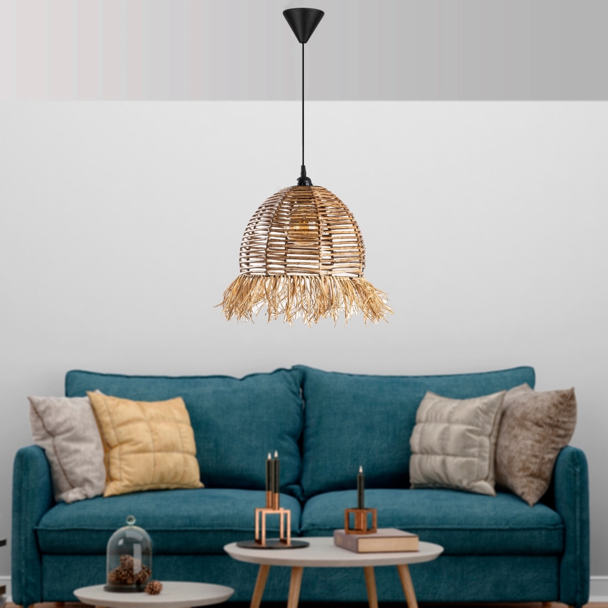 Pendellampe RUYO 1xE27/40W/230V brun