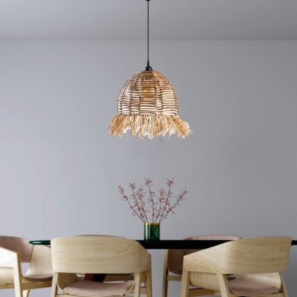 Pendellampe RUYO 1xE27/40W/230V brun