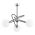Pendellampe SAGITO 3xE14/10W/230V krom