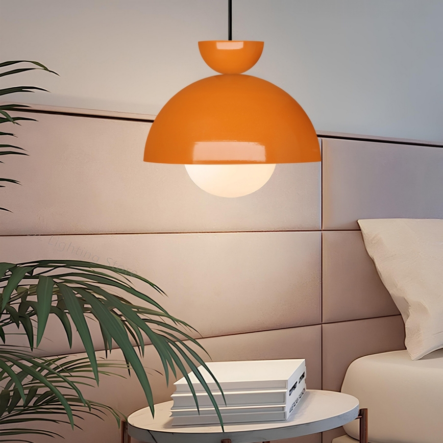 Pendellampe SALVA 1xE27/15W/230V orange