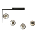 Pendellampe SOMA 4xE14/10W/230V sort/grå