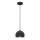 Pendellampe SOOL 1xE27/15W/230V Ø 15 cm sort