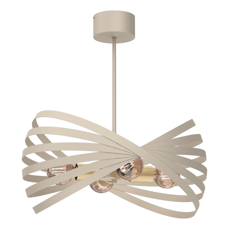 Pendellampe SPARKLE 4xE27/15W/230V beige