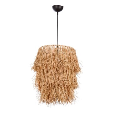Pendellampe TASSEL 1xE27/40W/230V rafia