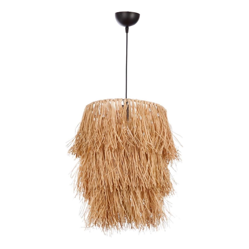 Pendellampe TASSEL 1xE27/40W/230V rafia